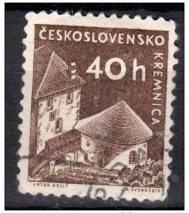 Czechoslovakia 1960 Scott 974 used - 40h, Kremnica Castle 