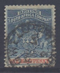 Rhodesia Scott 1 - SG18, 1892 Arms 1.2d used