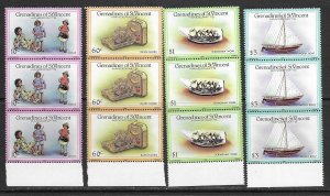 St. Vincent Grenadines 519-22 MNH Sailboat set cpl. X 10 vf. 2022 CV $ 13.00