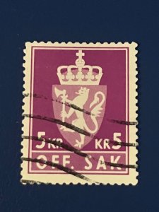 Norway, O113,  used