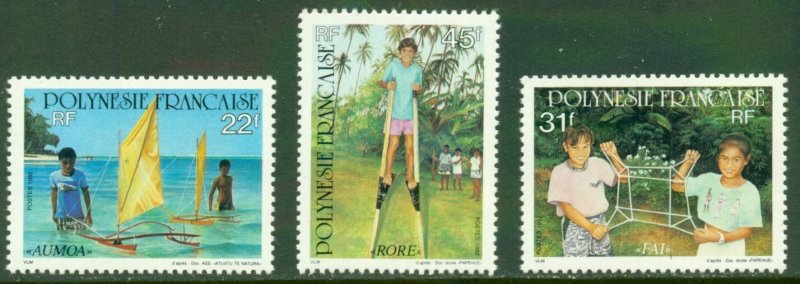 FRENCH POLYNESIA 599-601 MNH BIN $2.00