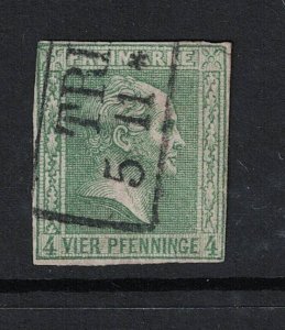 Prussia SC# 1, Used, some toning - S16696