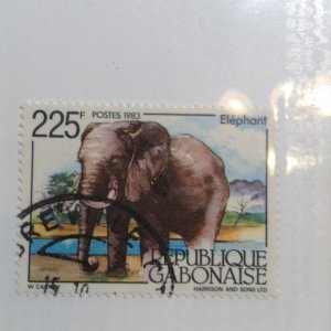 Gabon  # 533  Used