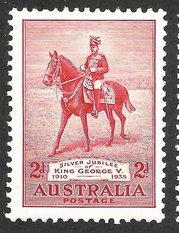 Doyle's_Stamps: 1935 XF++ Australian KGV Julibee Set Scott  #152* to #154*