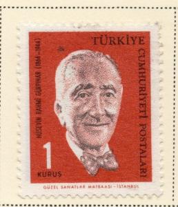 Turkey 1964 Early Issue Fine Mint Hinged 1k. 093612