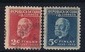 Cuba Sc. #319 / 320 Dr. Carlos J. Finlay Used L8