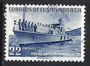 El Salvador 670 VFU SHIP 274D-1