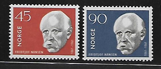 NORWAY 397-398 MINT HING FRIDTJOF NANSEN