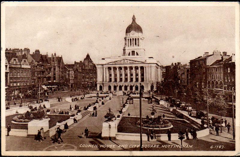 POSTCARD. ENGLAND. NOTTINGHAM