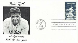 2046 20c BABE RUTH - FDC #8