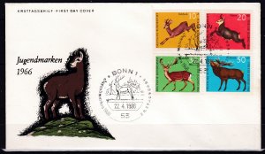 Germany, Fauna, Animals FDC / 1966