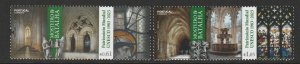 Portugal 2023 Batalha Monastery UNESCO, Scott No 4498-4500 MNH Set & Svnr Sheet