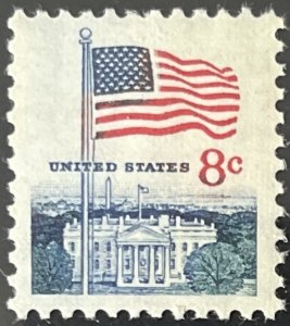 Scott #1338F 1971 8¢ Flag and White House MNH OG VF