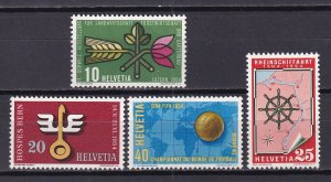 1954 - Switzerland/Swisse - Sc#347-350 - MNH**