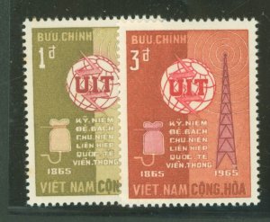 Vietnam/North (Democratic Republic) #253-4 Mint (NH) Single (Complete Set)