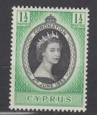 Cyprus - 1953 Coronation Issue - MNH (1162)