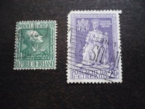 Stamps - Ireland - Scott# 141-142 - Used Part Set of 2 Stamps