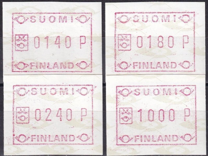 Finland 1988 Framas Set  F-VF Unused (Z2961)