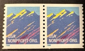 US# 2904 Non Profit Org coil pair 1996 Mint NH