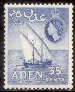 Aden 1953 SC# 52 Ships MLH-OG E35