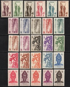 Togo Sc #270-295 Mint Hinged