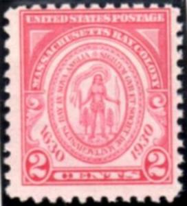 US Stamp #682 MNH - Massachusetts Bay Colony Issue - Single