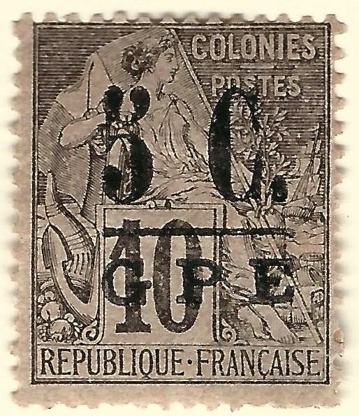 Guadeloupe SC #10 French Colony Fine Mint hr.....Make me an Offer!