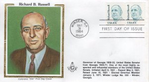 RICHARD B RUSSELL,    1984  FDC16525