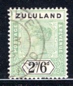 Zululand #21 VF,  Used,  CV $115.00 ....   7170016