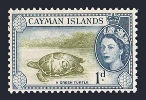 Cayman 137, MNH. Michel 138. QE II, 1953. Green turtle.