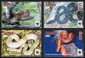 Samoa 2015 Scott #1202-1205 Mint Never Hinged