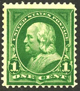 U.S. #279 MINT OG LH THIN