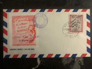 1959 Habana Cuba First Day Aimail cover FDC Liberation Year