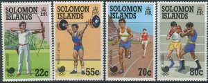 Solomon Islands 1988 SG631-634 Olympic Games set MNH