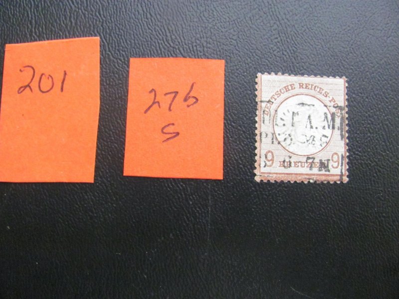 Germany 1872 USED SIGNED SOMMER MI. 27b SC 25 FINE 650 EUROS (201)