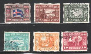 Iceland #152-166    F/VF, Used,  CV $964.00 ......   2790121