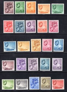 MOMEN: SEYCHELLES SG #135-149 MINT OG H £550 LOT #67200