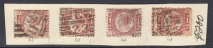 GREAT BRITAIN SC 58 PLATES 1, 3, 4, 5 $200 SCV