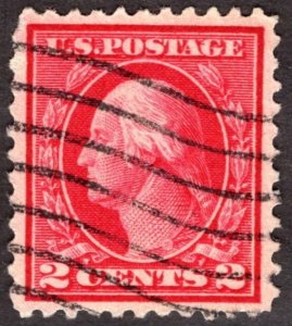 1917, US 2c, Washington, Used, Well-Centered, Sc 499