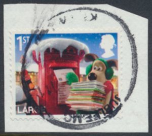 GB   Sc# 2854  SG 3132  Used SA on piece Christmas 2010  see details  / scan