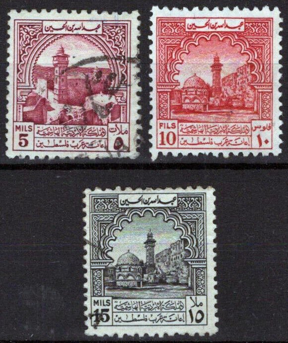 ZAYIX Jordan RA4RA6 Used Hebron Mosque / Dome of the Rock Postal Tax