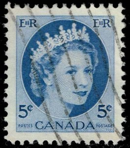 Canada #341 Queen Elizabeth II; Used