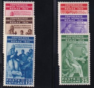 Vatican City 41-46 Mint NH VF Pristine Set