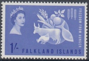 FALKLAND ISLANDS SC# 146 CPL MNH FREEDOM from HUNGER ISSUE