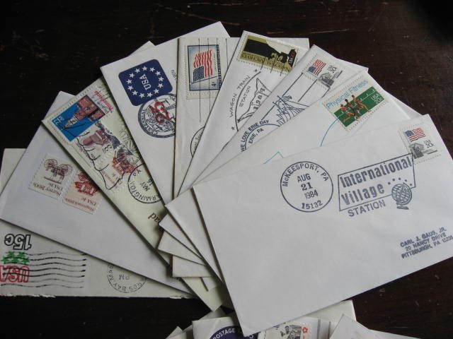 USA 97 mostly different Pennsylvania related/event covers festivals balloon golf 