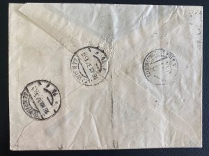 1918 Vienna Austria Express Mail Cover To Mistelbach