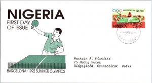 Olympics, Worldwide First Day Cover, Nigeria