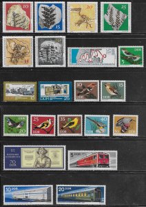 Germany GDR 1973 Year set MH