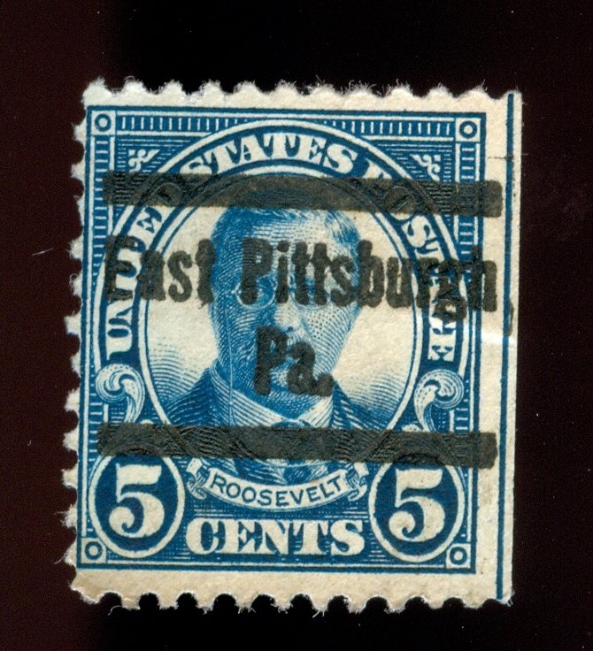 US Scott 557 Precancel East Pittsburgh, PA
