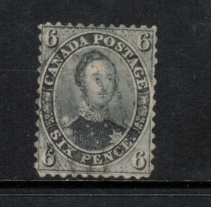 Canada #13 Very Fine Used Barely Visible Tear Between Perf At Top **With Cert.**